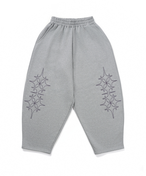 MUSINSA | GAKKAI UNIONS Double Posta Balloon Pants Gray