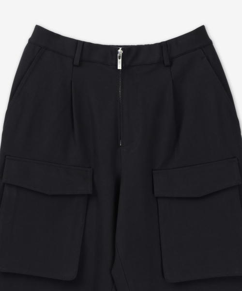 Брюки из джута с карманами (Black) / O06HM204001