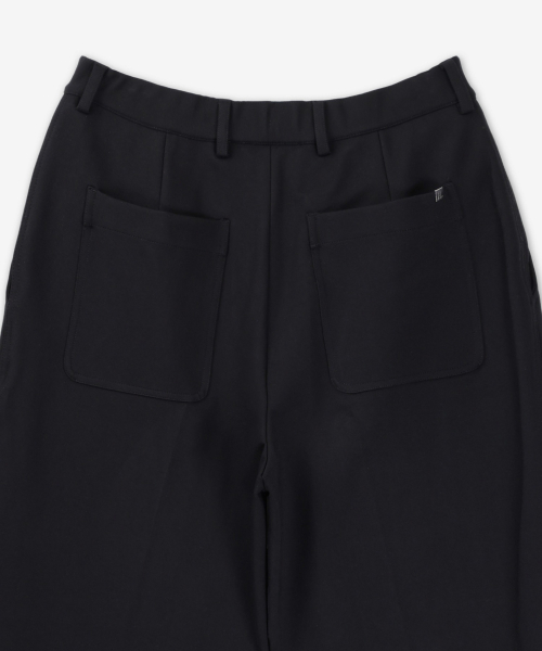 Брюки из джута с карманами (Black) / O06HM204001