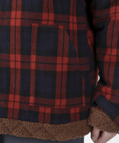 Худи реглан Red Check ONE SIZE