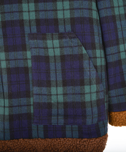 Худи реглан green check ONE SIZE