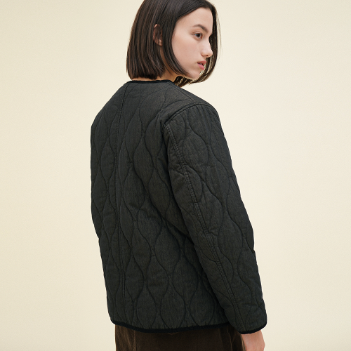Стеганый джемпер (like denim) Black 244101SBK