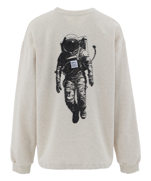 Флисовая футболка COSMOS T-SHIRT IN OATMEAL