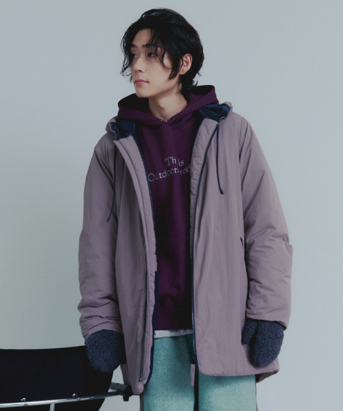 MIDDLE BENCH HOOD PARKA (GRAY)