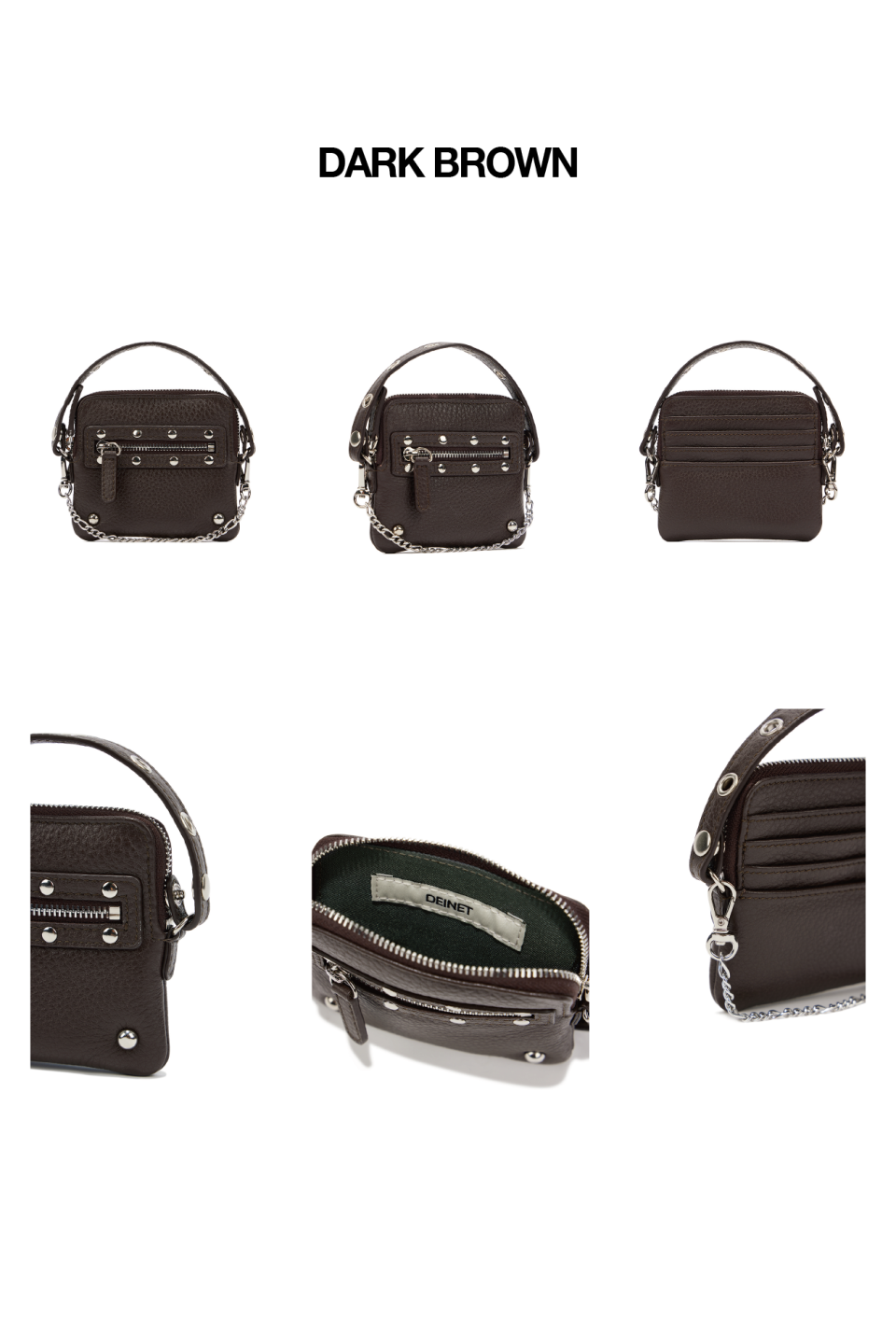 【DEINET】DEINET STUD CROSS CHAIN WALLET DEINET STUD CROSS CHAIN WALLET