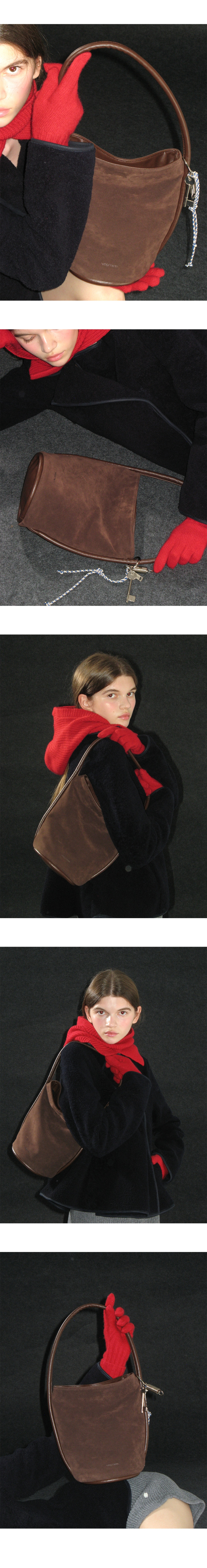 ☆韓国の人気☆【YEOMIM】☆beaker ba.g (suede)☆ MUSINSA | YEOMIM beaker bag (suede brown)