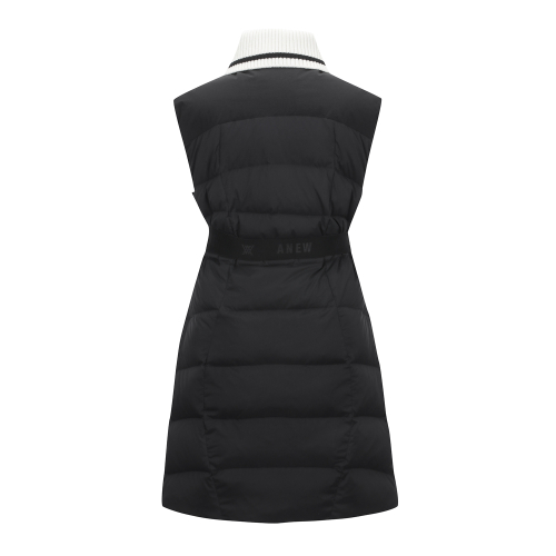 W HIGH NECK Длинный Пуховая VT_BK