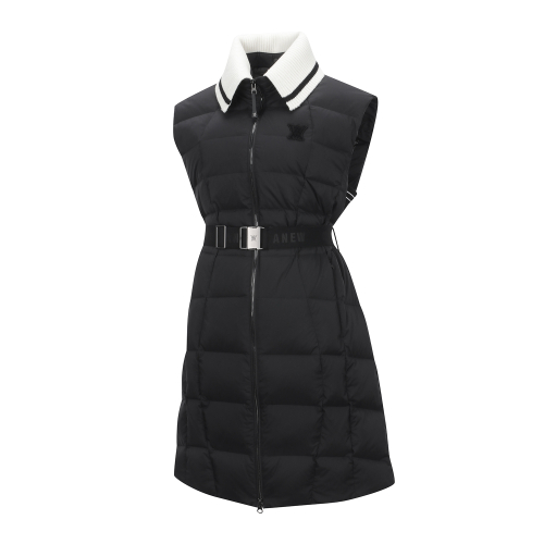 W HIGH NECK Длинный Пуховая VT_BK