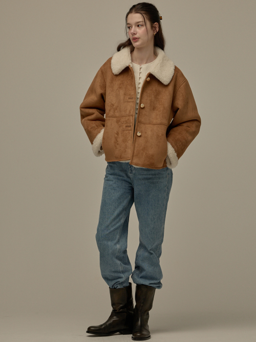 Gold button mustang Куртка - Brown