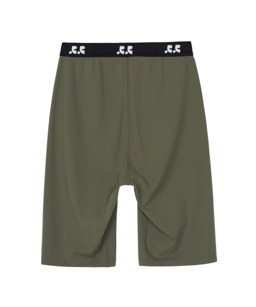 RR LOGO BAND SHORTS - KHAKI