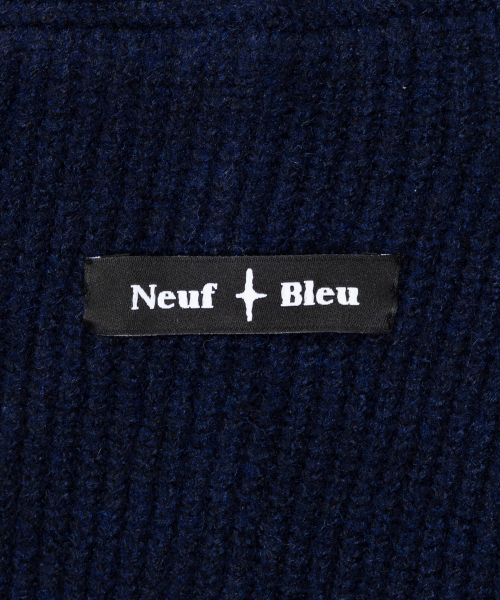 NEB Поло Воротник Вязаная (navy)