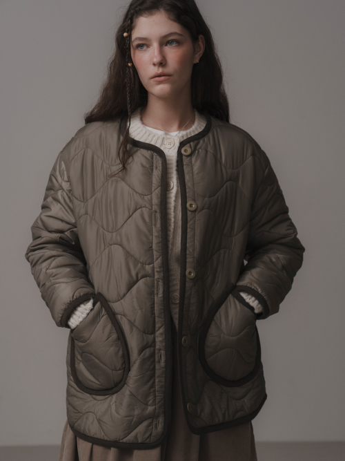 Abode quilting Куртка (khaki)