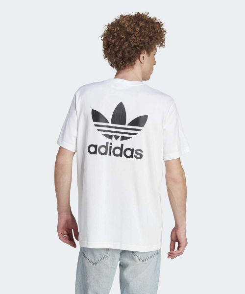 B+F TREFOIL TEE WHITE/BLACK
