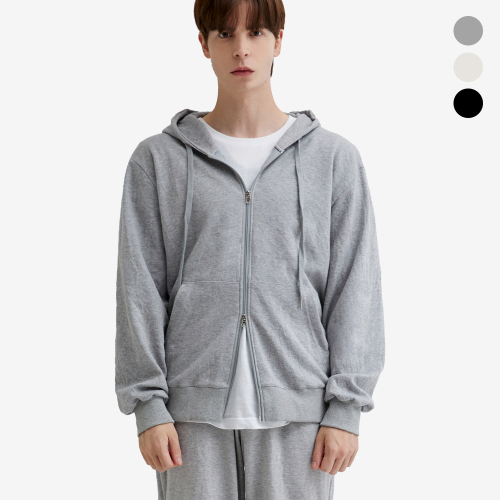 2WAY Oversized-fit Plain С капюшоном На молнии