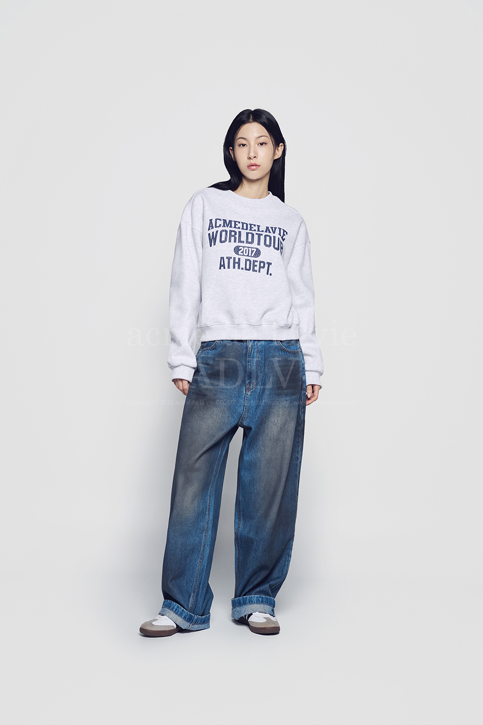 【ADLV】OLD SCHOOL CRACK PRINTING CROP NAPPING SWEATSHIRTS MUSINSA | acmé de la vie OLD SCHOOL CRACK PRINTING CROP
