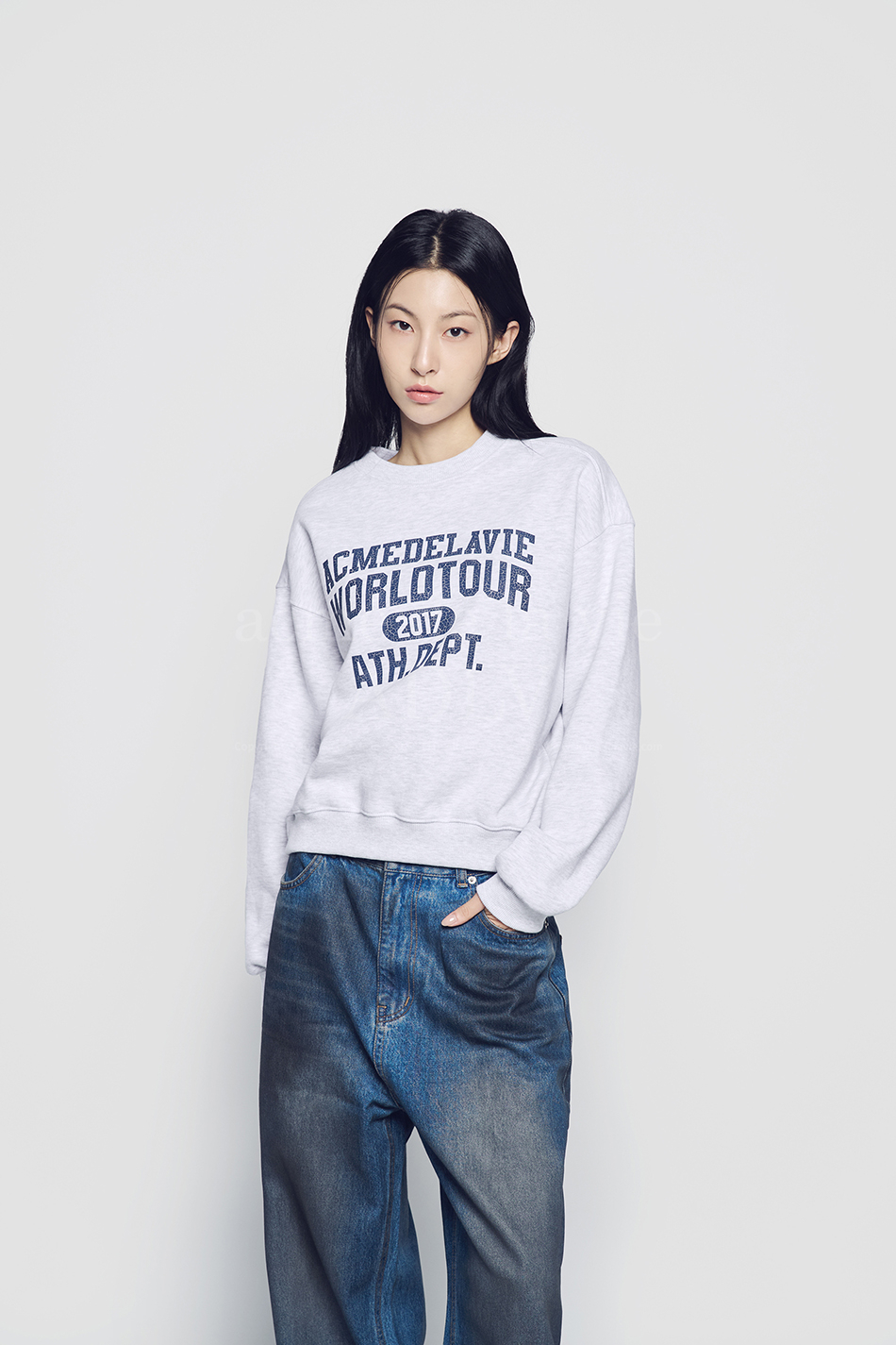 【ADLV】OLD SCHOOL CRACK PRINTING CROP NAPPING SWEATSHIRTS MUSINSA | acmé de la vie OLD SCHOOL CRACK PRINTING CROP