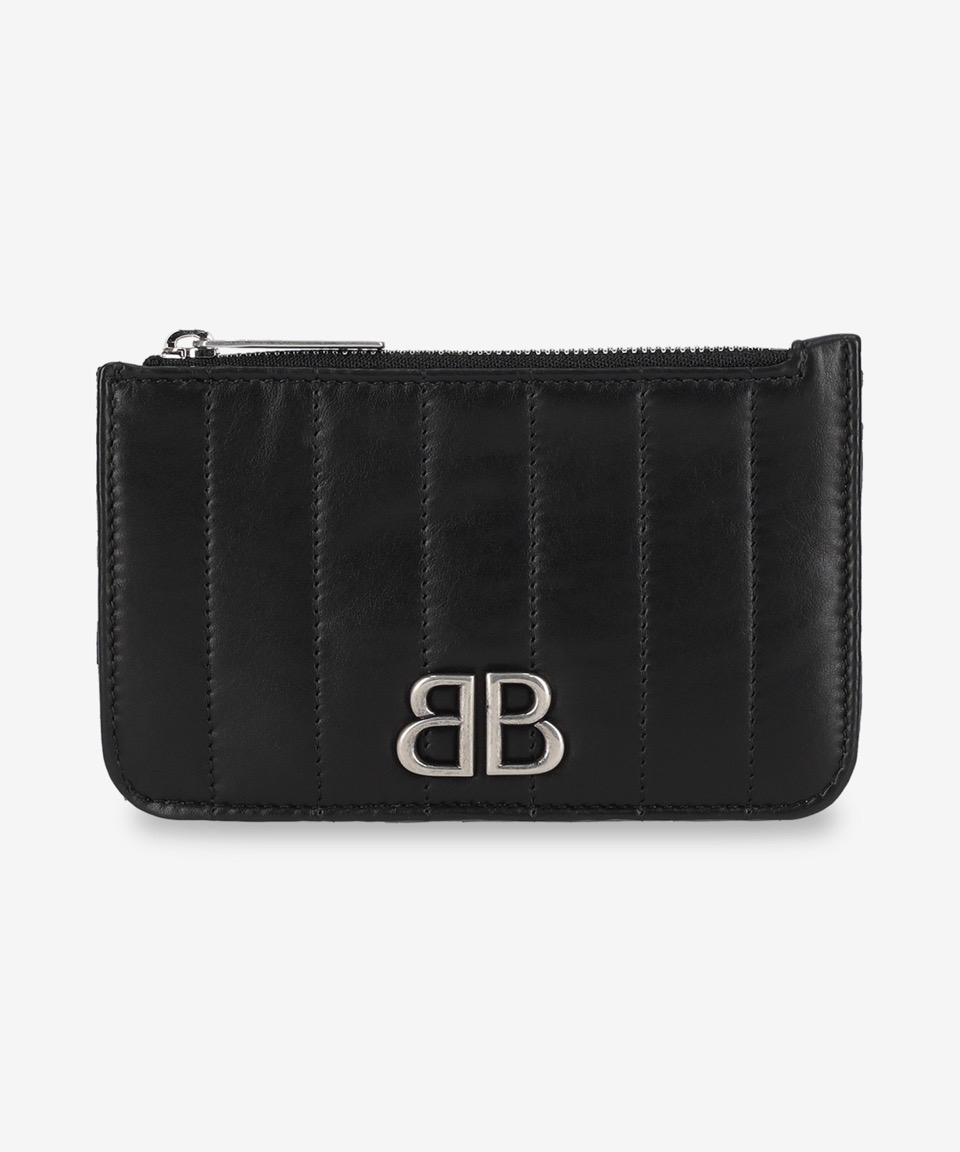 발렌시아가(BALENCIAGA) 모나코 롱 코인 카드 홀더 - 블랙 / 7654652AASE1000 - 사이즈 & 후기 | 무신사