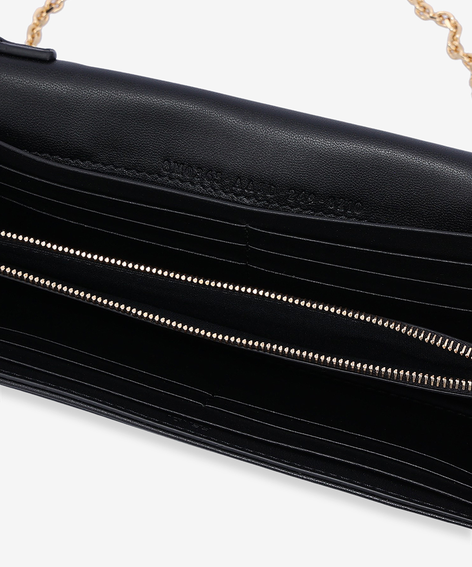 MUSINSA | FENDI Baguette Chain Wallet Shoulder Bag - Black