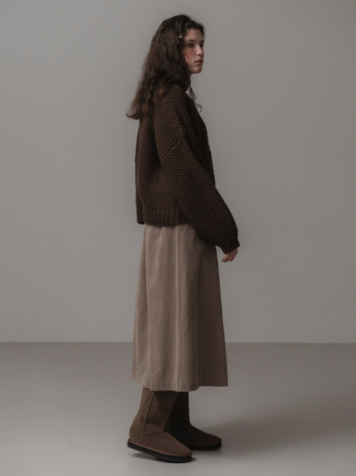 Woolly duffle Кардиган (brown)