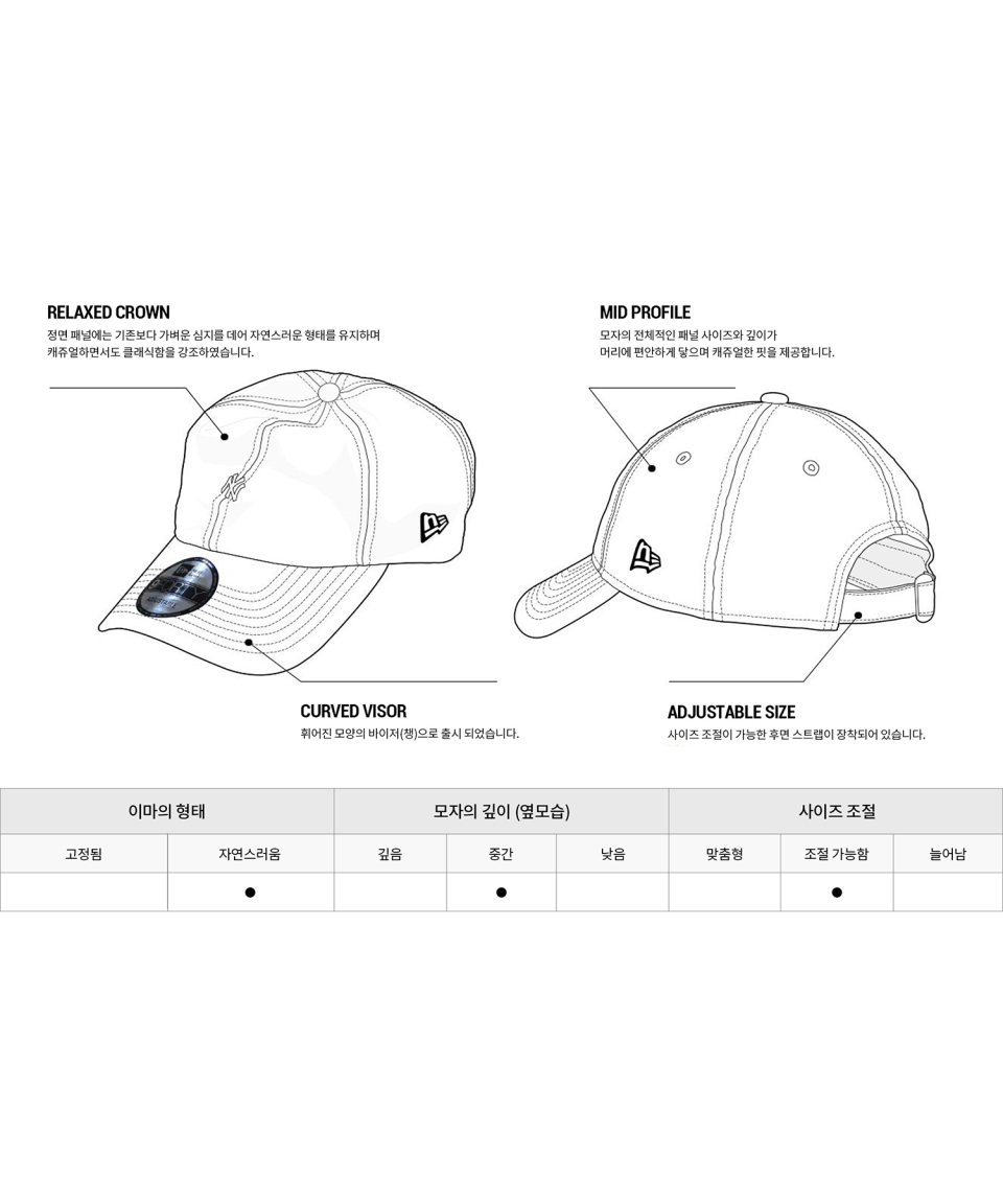 ◎New Era◎ 940UNST OUTDOOR GRAPHIC BRO CHOCO 14440836 뉴에라(NEW ERA) 940UNST OUTDOOR GRAPHIC BRO CHOCO - 사이즈