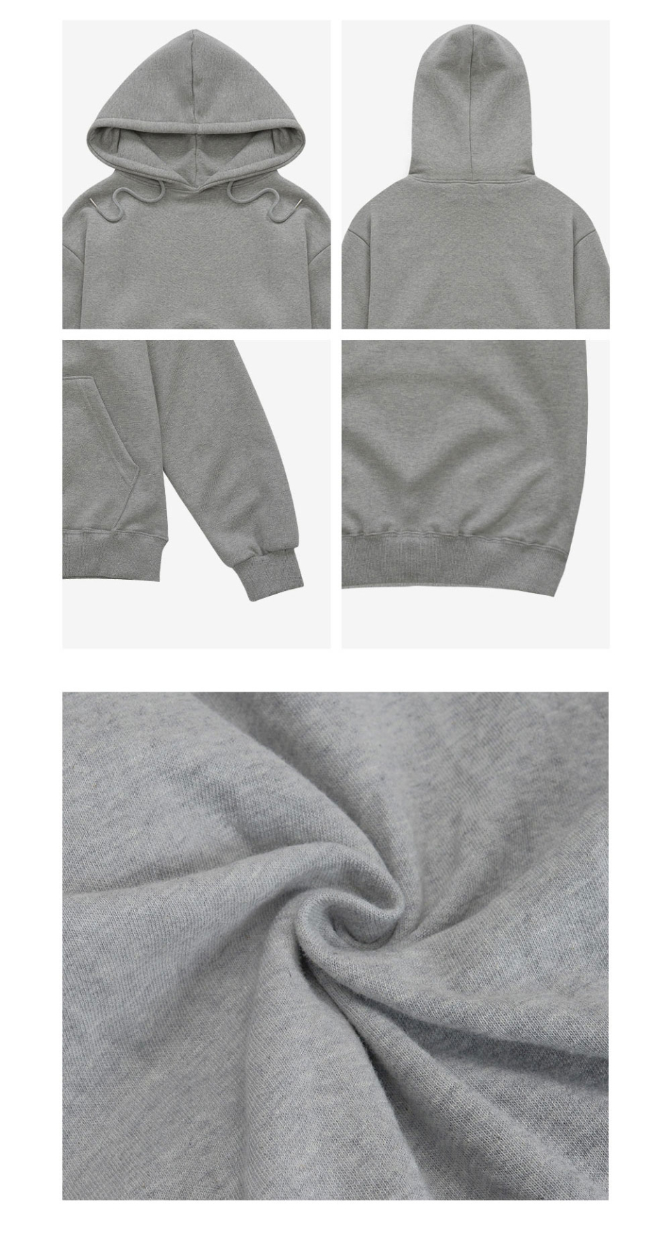 후드티 상세 디테일컷