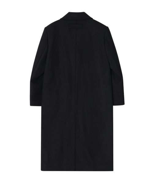 Классическое шерстяное пальто макси (Black)