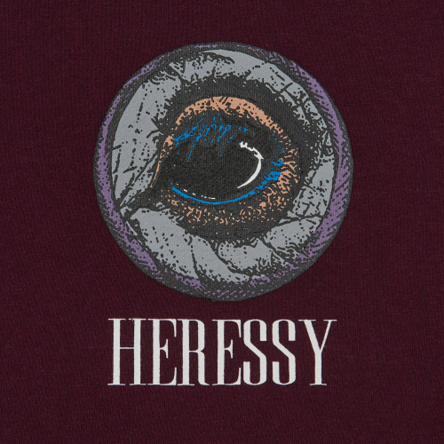 EYES HOODIE BURGUNDY