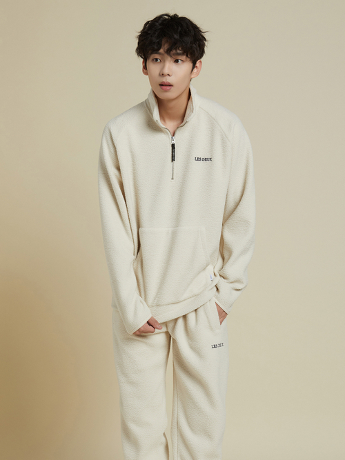 DUNCAN PILE HALF-ZIP SWEATSHIRT_M228CTS721M