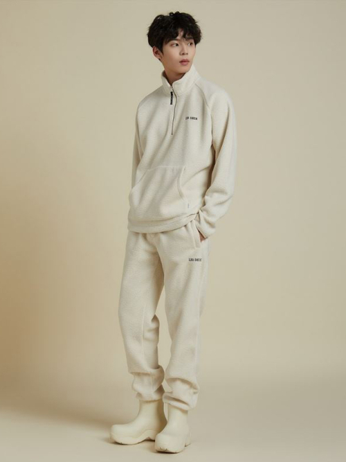 DUNCAN PILE HALF-ZIP SWEATSHIRT_M228CTS721M