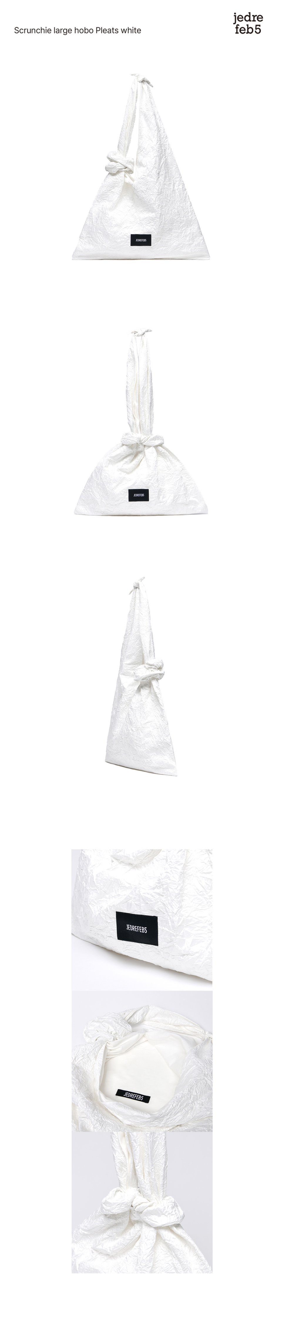 MUSINSA | JEDREFEB5 Scrunchie Large Hobo Pleats