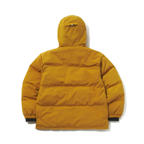 Дринксекси лёгкий пуховик с капюшоном Mustard