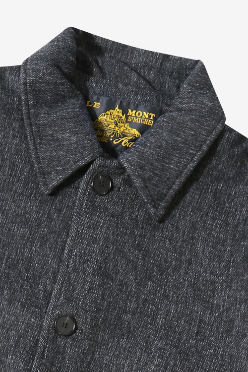 MONFEY - LONG MEN COAT_Чёрная