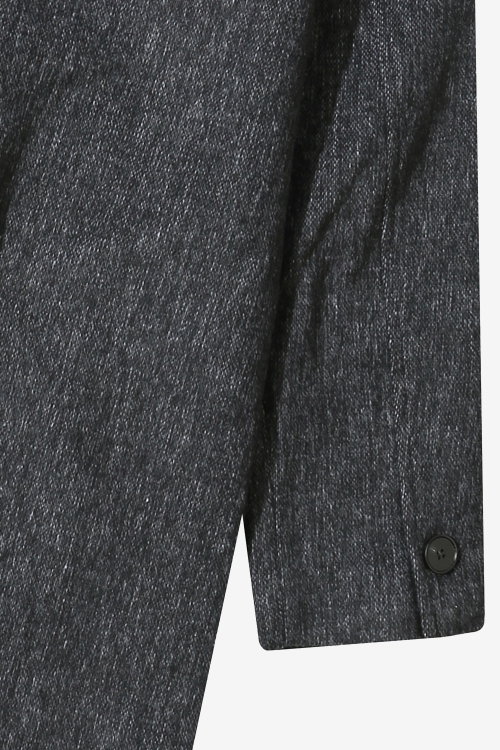 MONFEY - LONG MEN COAT_Чёрная