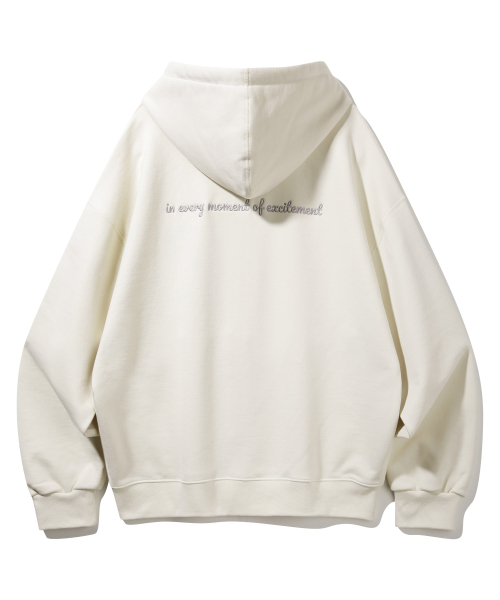 Худи на молнии SIGNATURE B BK76902_Cream