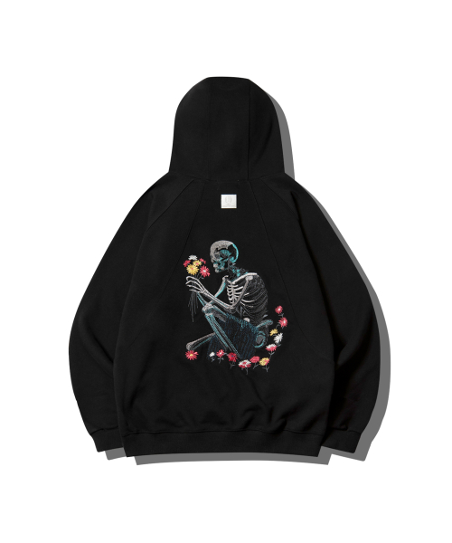 Плотный худи Skull Player [2color]