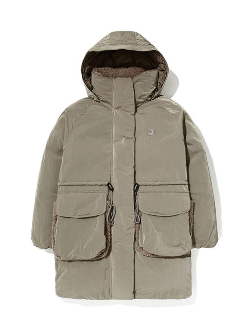 Пуховик Teddy Monster_Grey