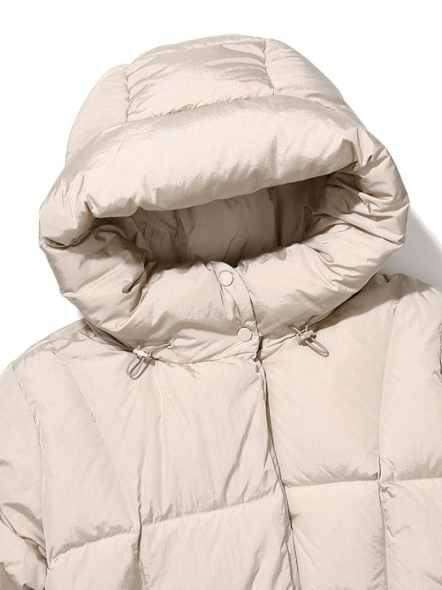 W Teddy Mitten Down — Cream