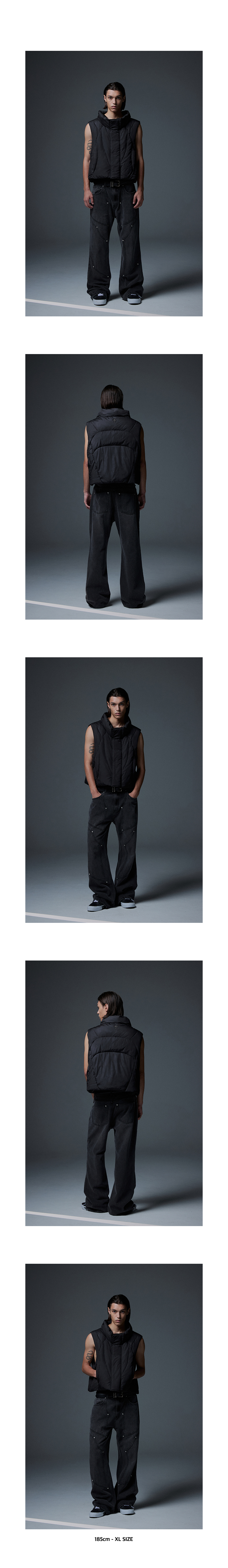 【NOT4NERD】Stud 4 Knee Flare Fit Denim Pants★ 2色 MUSINSA | NOT4NERD Stud 4 Knee Flare Fit Denim Pants - Black