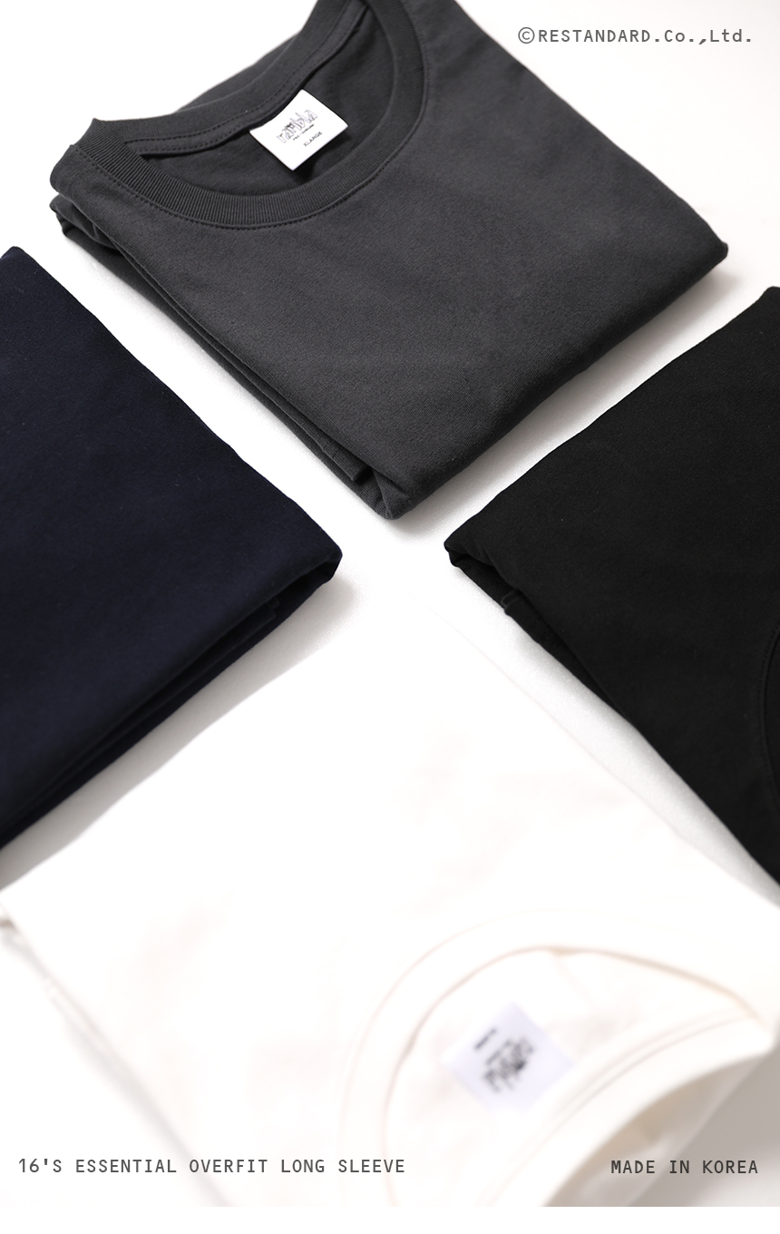 화이트, 네이비, 다크그레이, 블랙 총4가지 상품의 다양한 컬러옵션 이미지사진