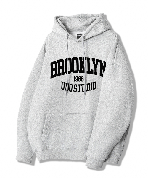Худи из пич-скина Brooklyn на флисе 5colors