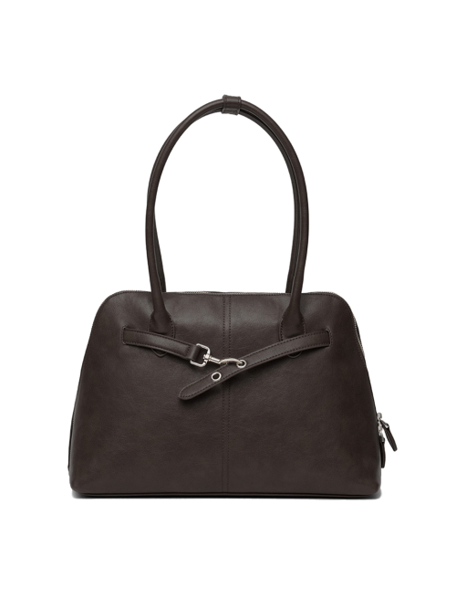 NOA BAG [DEEP BROWN SILVER]