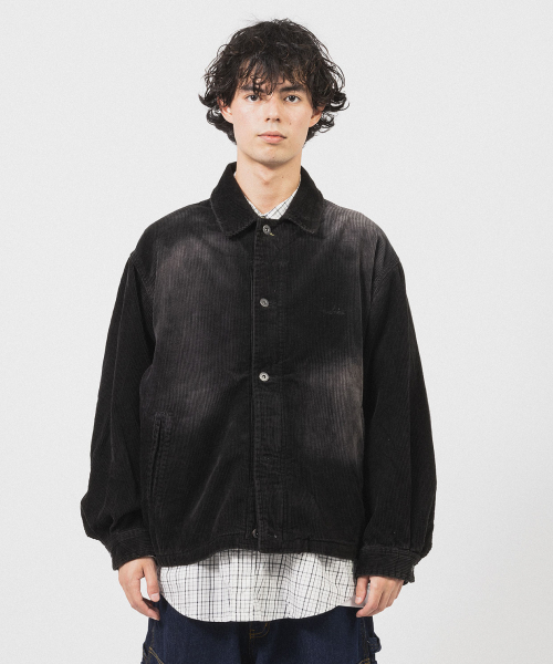 Faded Washed Corduroy Blouson