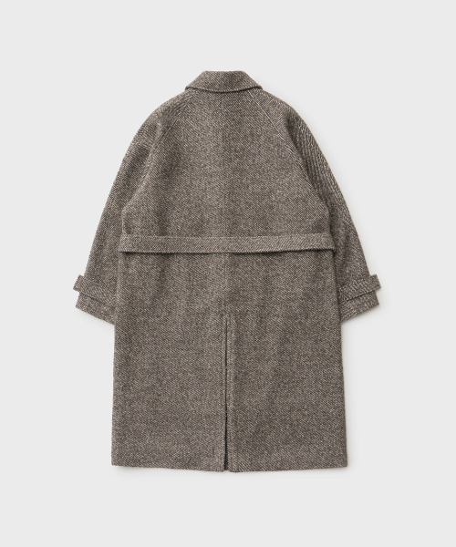 Torre Italian шерстяной Belted пальто (коричневый)
