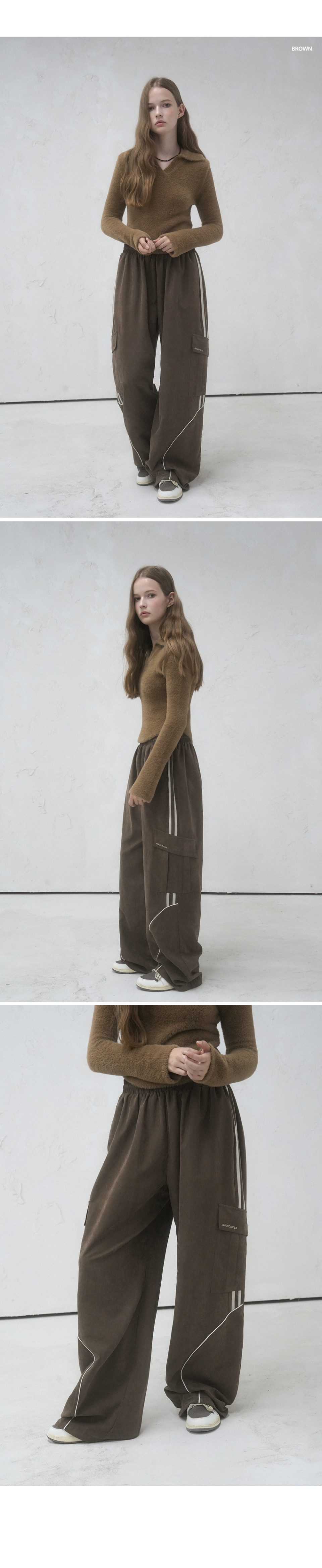 MUSINSA | AVANDRESS Unisex Bliss Suede Wide Pants - 5COL