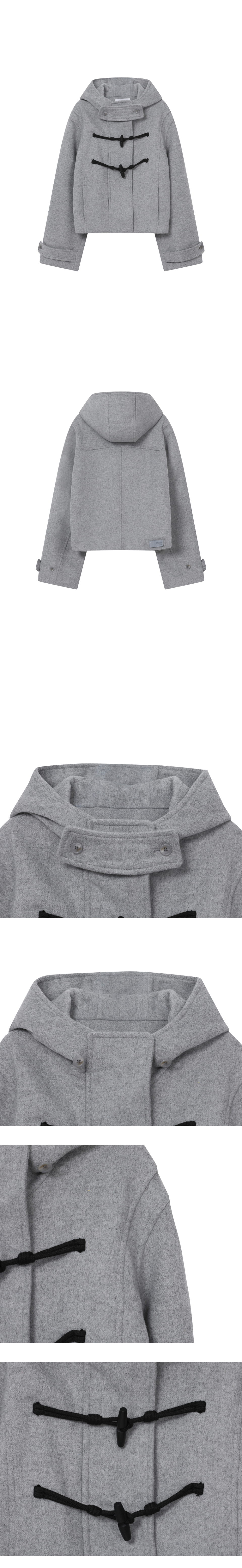 【Miseki SEOUL】24FW★ Duffle hoodie short coat Miseki SEOUL】24FW☆ Duffle hoodie short coat