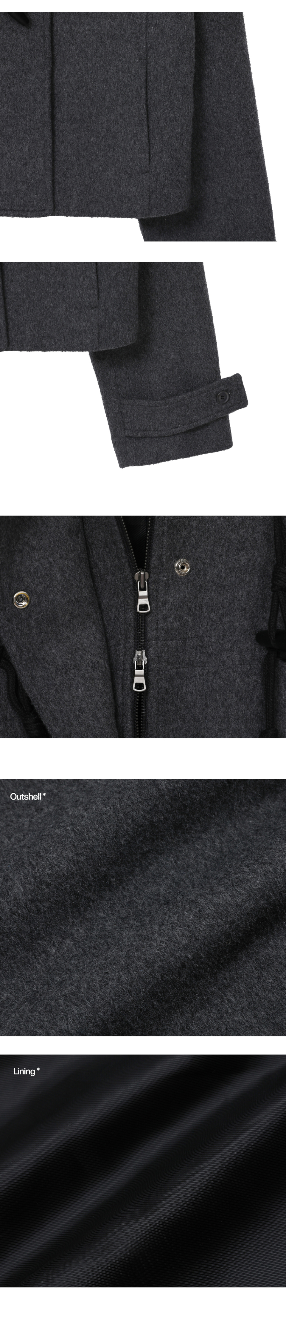 [MISEKI SEOUL] Duffle hoodie short coat ☆送料込☆ Shop 미세키서울코트 on Bunjang Global Site - No more Korean