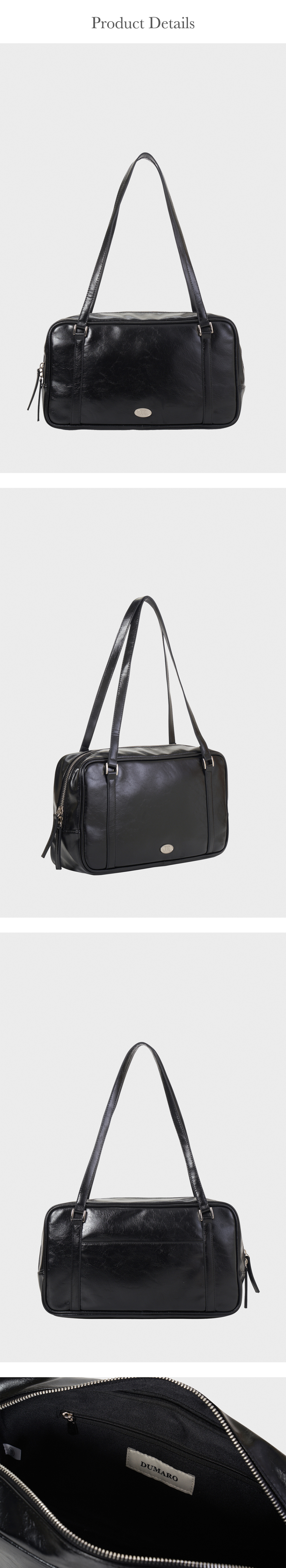 MUSINSA | DUMARO Journey shoulder bag / black