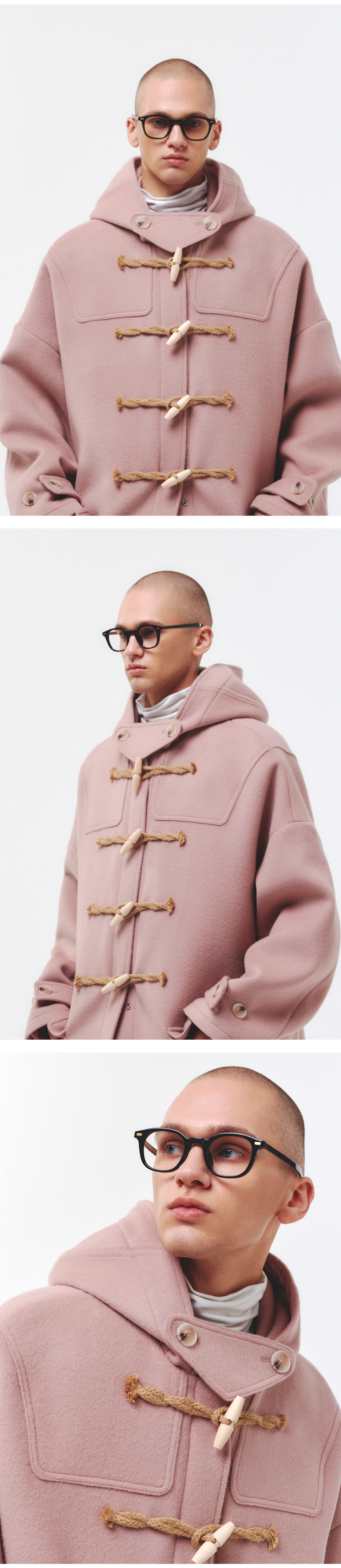 MUSINSA公式 | MAINBOOTH [90% of wool] Oversized Duffle Coat