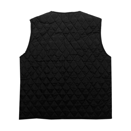 Стеганый жилет EV E с патчем (Black)