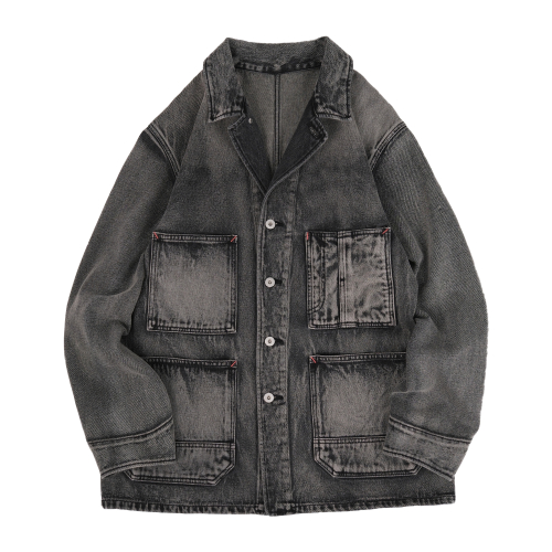 40s Vintage Coverall куртка_Beach черный